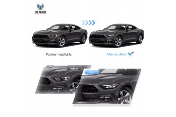 Juego de Faros Full LED, Izquierdo y Derecho, Vland Estilo EU S650 par