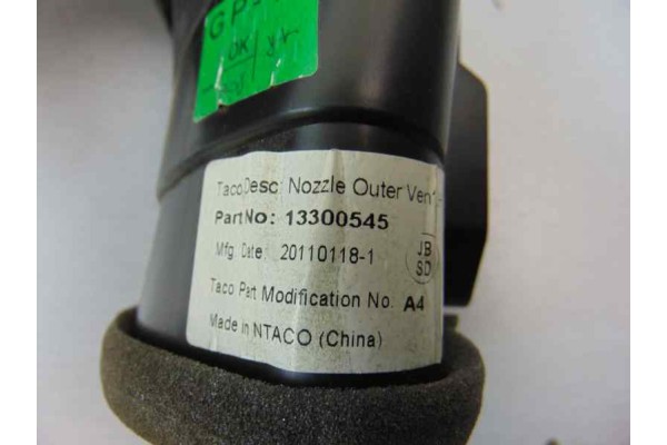 13300545  REJILLA AIREADORA OPEL ASTRA J BERLINA 5P Selective Business 13300545 183656 OPEL - 1