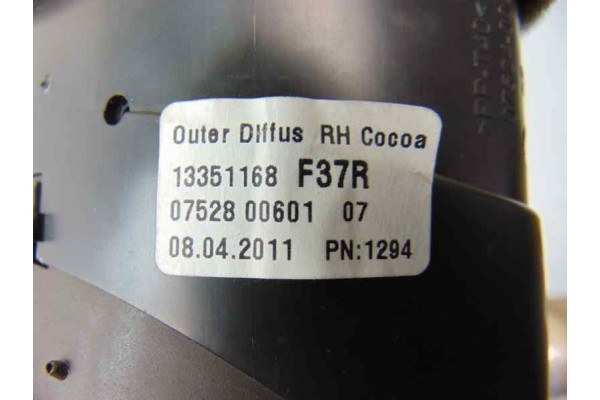 133511168  REJILLA AIREADORA OPEL ASTRA J SPORTS TOURER Cosmo 133511168 183659 OPEL - 1