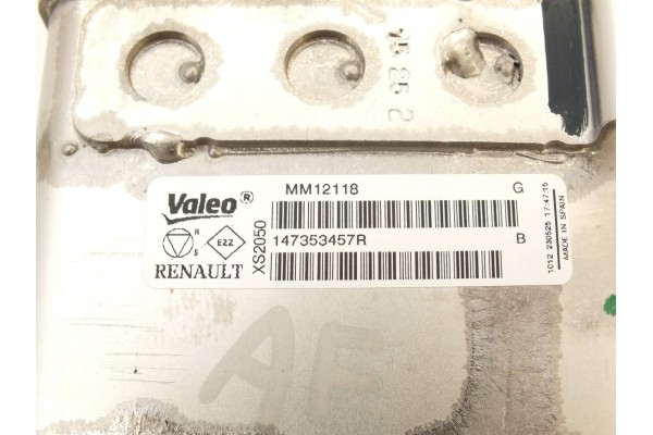 Exhaust gas cooler Egr Renault 2 3Dci 147353457R Original Quality of parts according to GVO O original with manufacturer s logo 