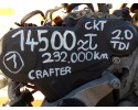 VW CRAFTER 2 0 TDI complete engine with CKT 2015 air conditioning mileage 239 thousand Engine type diesel