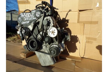 VW CRAFTER 2 0 TDI complete engine with CKT 2015 air conditioning mileage 239 thousand Quality of parts according to GVO O origi