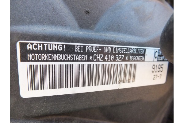 Motor Completo 1.0 TSI CHZ para VW Golf VII, Seat Ibiza, Audi
