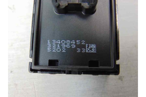 13408452 MANDO ELEVALUNAS TRASERO DERECHO OPEL ASTRA K BERLINA 5P