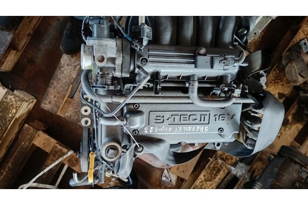 ENGINE 1 2 16V B12D1 CHEVROLET AVEO T250 SPARK COMPLETE WITH SUPPORT
