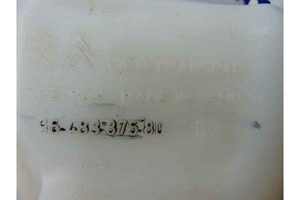 9648337580  DEPOSITO LIMPIA PEUGEOT 207 XS 2007 9648337580 184674 PEUGEOT - 1