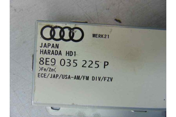8E9035225P ANTENA AUDI A4 AVANT (8E) 1.8 T Quattro 2005 8E9035225P 184745 AUDI - 2