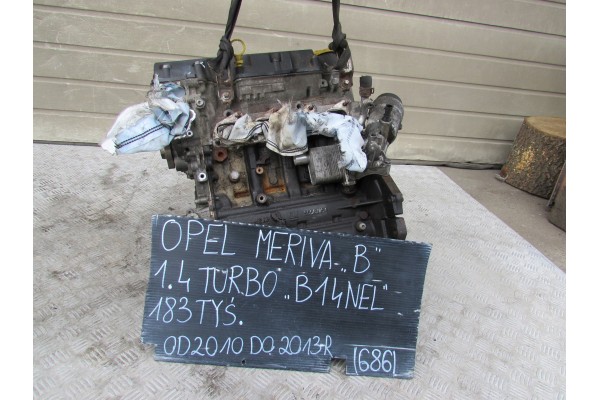 ENGINE B14NEL OPEL MERIVA B 10 13 1 4TB
