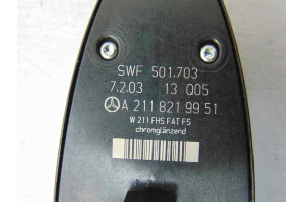 A2118219951 MANDO ELEVALUNAS DELANTERO IZQUIERDO MERCEDES-BENZ CLASE E (BM 211) BERLINA