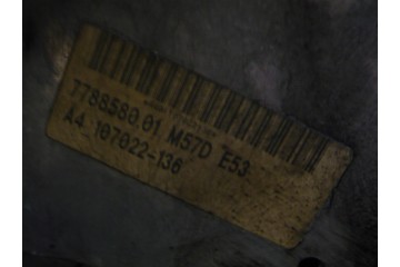 ENGINE BMW X5 E53 3 0 D M57D30 Engine type diesel