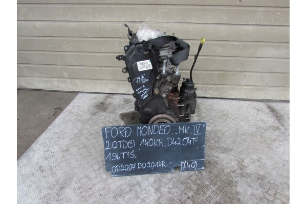 ENGINE D4204T AG9Q6007AB FORD MK IV 2 0 TDCI 07 10 R Catalog number of the part SILNIK D4204T AG9Q6007AB FORD MONDEO MK IV 2 0 T