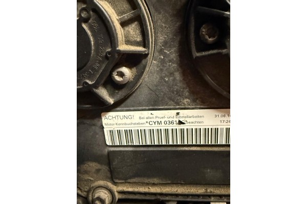 Engine block engine Audi A4 S4 B9 2 0TFSI CYM0361 Car type passenger cars