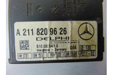 A2118209626 MODULO ELECTRONICO MERCEDES-BENZ CLASE E (BM 211) BERLINA