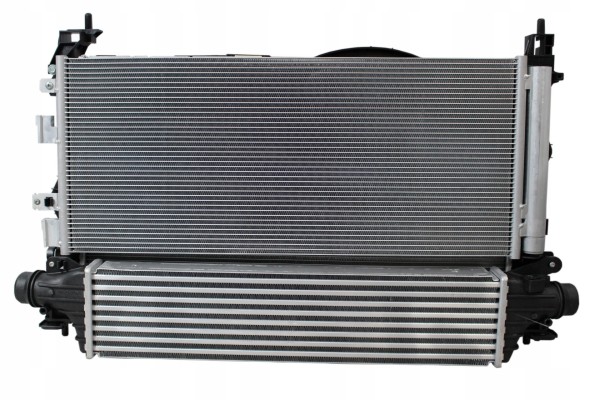 Air conditioning water cooler Fan Intercooler OPEL CORSA E 1 3 CDTi Catalog number of the part 53952707