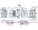 COMPRESSOR AIR CONDITIONING COMPRESSOR 890217 NISSENS Packaging status original