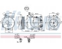 Compressor air conditioning NISSENS 890562 Part manufacturer Nissens