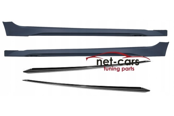 THRESHOLDS AUDI A7 8KA 18 23 THRESHOLD PADS S7 RS7 S LINE SPORTBACK BLACK