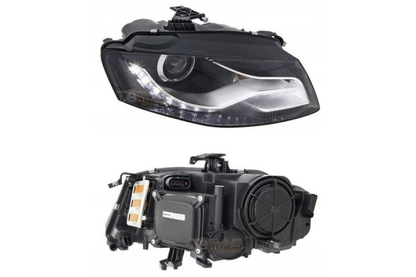 Headlight lamps Audi A4 B8 BLACK DAYLIGH Catalog number of the part LPAUC6