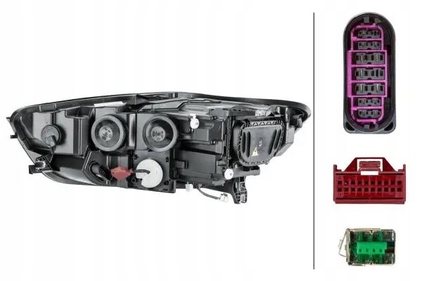 HEADLIGHT LAMP RIGHT BI XENON LED Packaging status original
