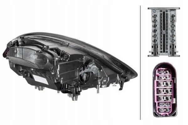 HEADLAMP LAMP 1EX 012 222 511 HELLA Packaging status original