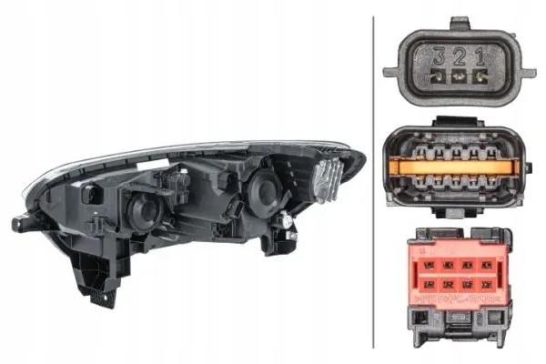 HEADLAMP LAMP 1EL 011 770 861 HELLA