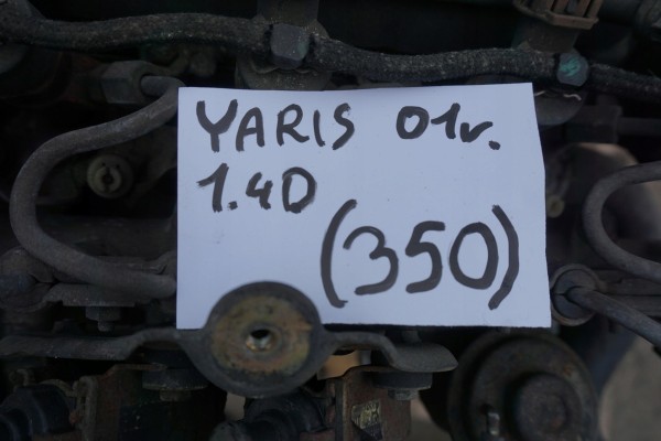 TOYOTA YARIS I ENGINE 1 4D4D 2001year TURBOCHARGER INJECTORS Version European