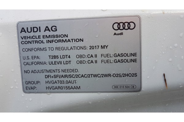 Motor Audi Q7 3.0 TFSI 2015- USA CTU