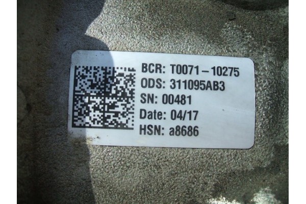 Motor 50KW NG17 PR16410K17 T0200-95401-000 para Citroën E-Mehari