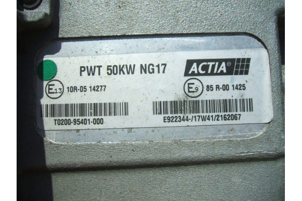 Motor 50KW NG17 PR16410K17 T0200-95401-000 para Citroën E-Mehari
