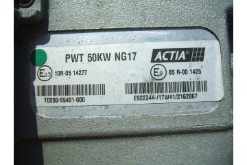 Motor 50KW NG17 PR16410K17 T0200-95401-000 para Citroën E-Mehari