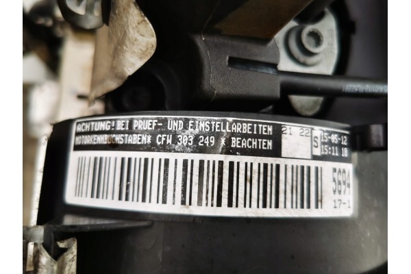 Motor VW Polo Seat Ibiza Skoda Fabia Audi A3 1.2 TDI CFW Completo