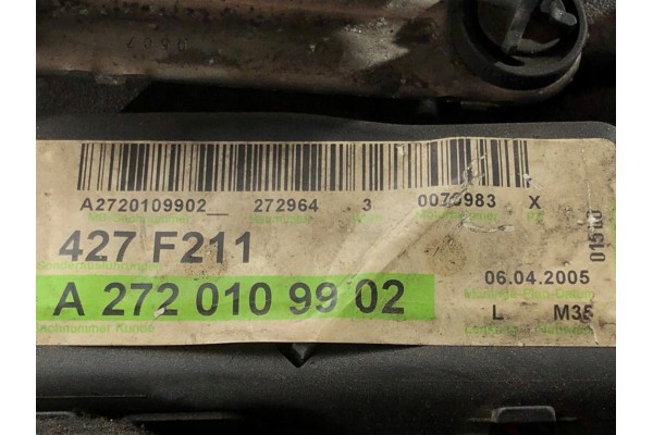 ENGINE MERCEDES 3 5 272KM 272964 04 11 C219 Version European