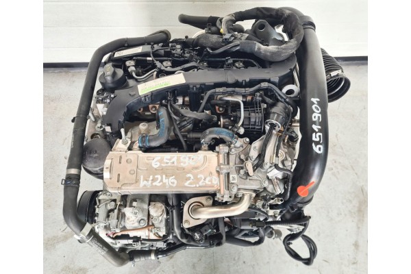 Motor Mercedes B-Class W246 2.2 CDI 651910 Completo