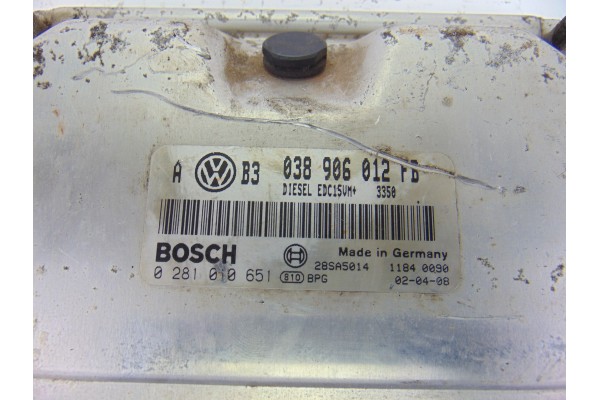 038906012FB CENTRALITA MOTOR UCE VOLKSWAGEN GOLF IV BERLINA (1J1)(10.1997)