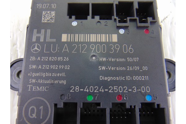A2129003906 MODULO ELECTRONICO MERCEDES-BENZ CLASE E (BM 212) LIM.