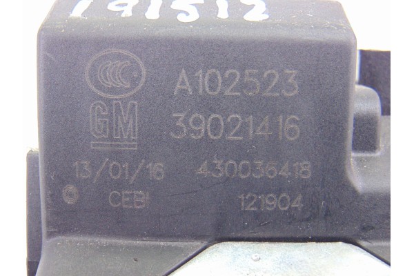 39021416  CERRADURA MALETERO / PORTON OPEL ASTRA K BERLINA 5P Dynamic Start/Stop 2016 39021416 191512 OPEL - 4