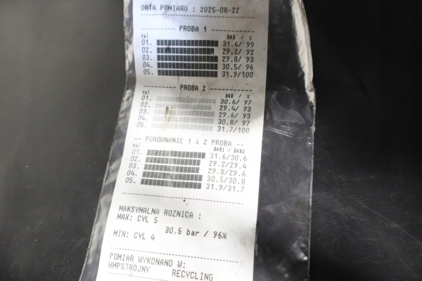 ENGINE VOLKSWAGEN TOUAREG I LIFT 2 5TDI 163KM TEST Packaging status replacement