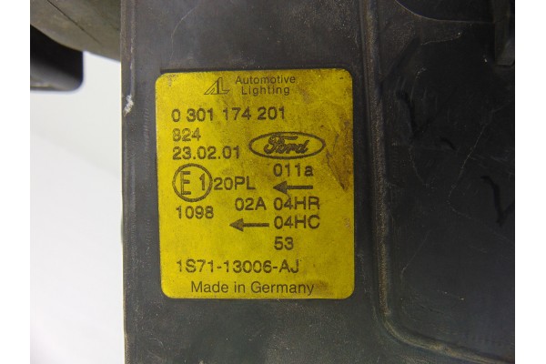 1S71-13006-AJ FARO IZQUIERDO FORD MONDEO BERLINA (GE) Ambiente 2001 1S71-13006-AJ 195001 FORD - 1