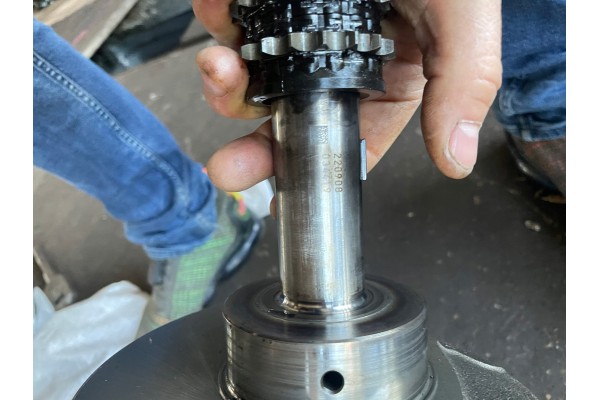 Motor Mercedes W204 GLK 3.2 CDI 642961 con desgaste leve