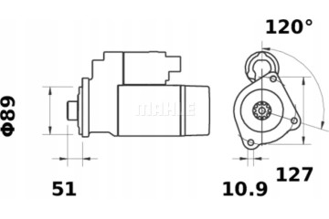 STARTER MS 139 MAHLE