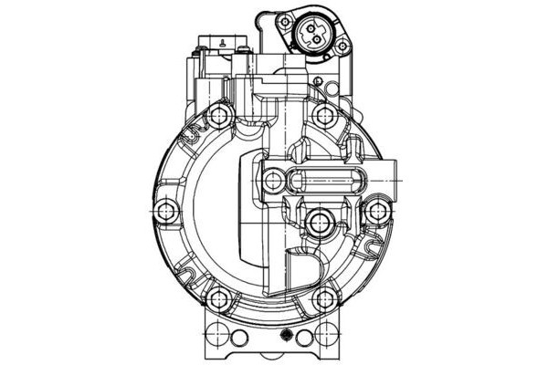 Compressor air conditioning MAHLE ACP 1453 000P Catalog number of the part ACP 1453 000P