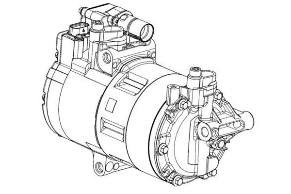 Compressor air conditioning MAHLE ACP 1453 000P Product weight with unit packaging 6 5 kg