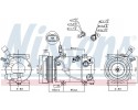 Compressor air conditioning NISSENS 890640 Part manufacturer Nissens