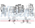 Compressor air conditioning NISSENS 890717 Part manufacturer Nissens