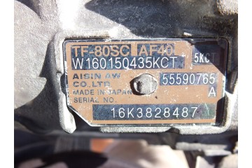 OPEL INSIGNIA A LIFT 2 0 CDTI AUTOMATIC GEARBOX 55590765 Engine type diesel