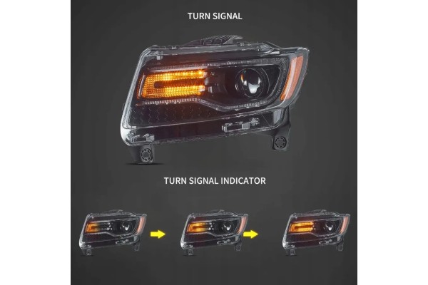 LAMP HEADLIGHTS LED JEEP GRAND CHEROKEE 11 13 VLAND LAMP Product weight with unit packaging 15 kg