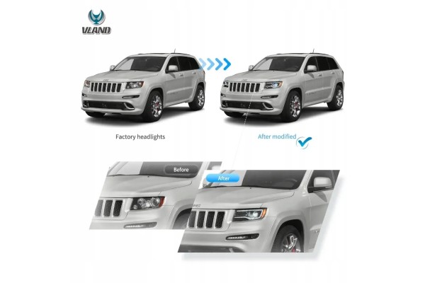 LAMP HEADLIGHTS LED JEEP GRAND CHEROKEE 11 13 VLAND LAMP Car type 4x4 SUV passenger cars