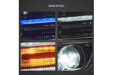 LAMP HEADLIGHTS LED JEEP GRAND CHEROKEE 11 13 VLAND LAMP Version European