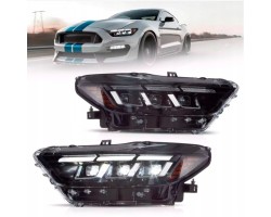 HEADLIGHTS LAMP FORD MUSTANG VLAND EU STYLE S650 2015 2017 HEADLIGHTS