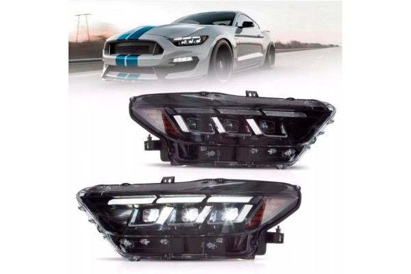 HEADLIGHTS LAMP FORD MUSTANG VLAND EU STYLE S650 2015 2017 HEADLIGHTS
